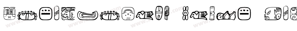 MesoAmerica Dings Four字体转换
